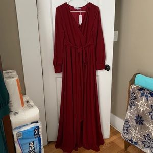 NWT Baltic Born Lydia Maxi Dress - Burgundy